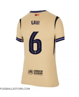 Günstige Barcelona Paez Gavi #6 Auswärtstrikot Damen 2025-26 Kurzarm